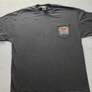 Harley-Davidson Orlando Florida Hog Wild Pocket T-Shirt Black Mens XL